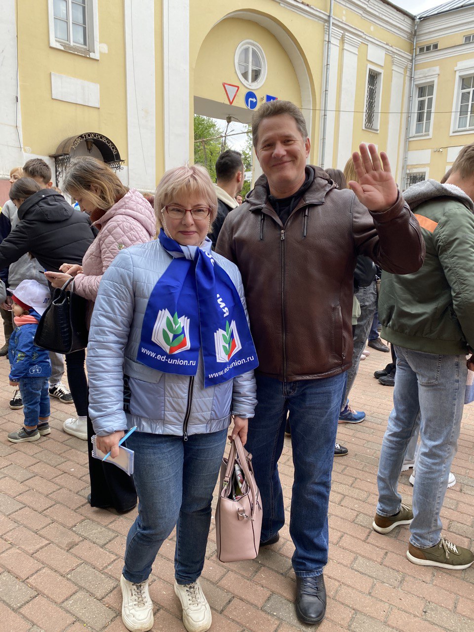 Первомайский митинг в Калуге Первомайский митинг в Калуге