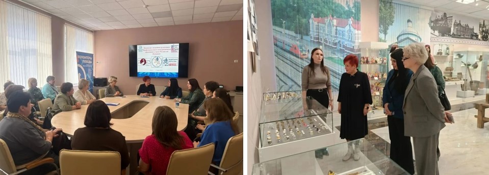 Встреча с профсоюзным активом в Спас-Деменске. Встреча с профсоюзным активом в Спас-Деменске.