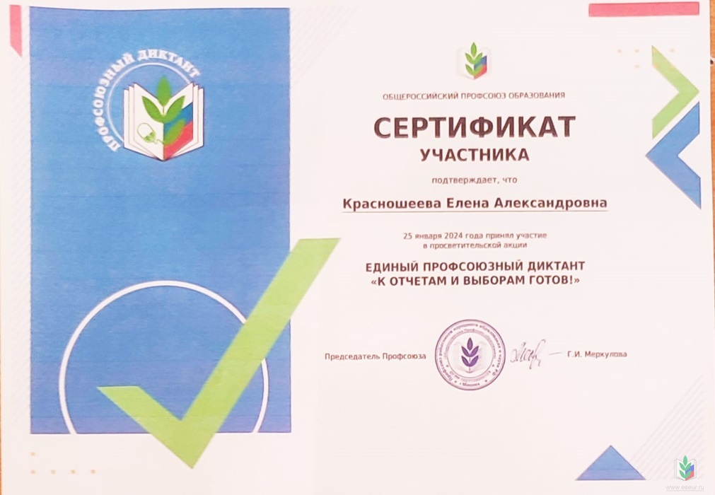 Красношеева Е.А. Красношеева Е.А.
