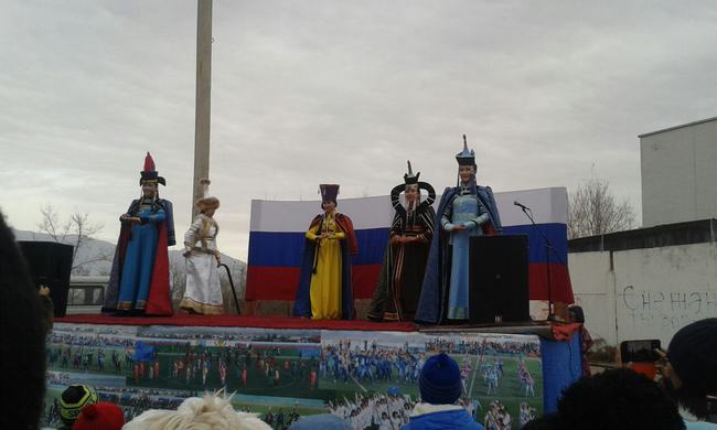 В г.Шагонаре празднование В г.Шагонаре празднование