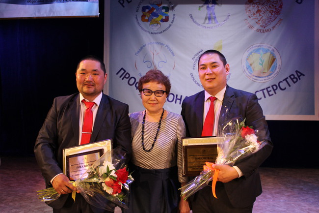 Победители и министр Победители и министр