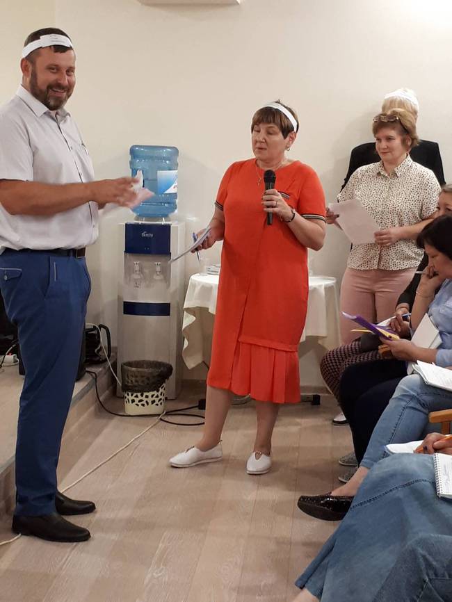 Ольга Анатольевна на семинаре Ольга Анатольевна на семинаре
