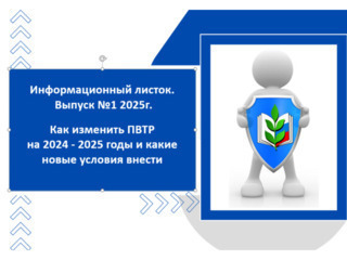 ИНФОРМАЦИОННЫЙ ЛИСТОК № 1 2025 г. КАК ИЗМЕНИТЬ ПВТР в 2024- 2025 году. КАКИЕ НОВЫЕ УСЛОВИЯ ВНЕСТИ,